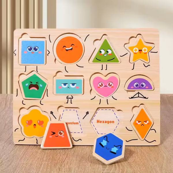 Puidust pusle "Kujundid"